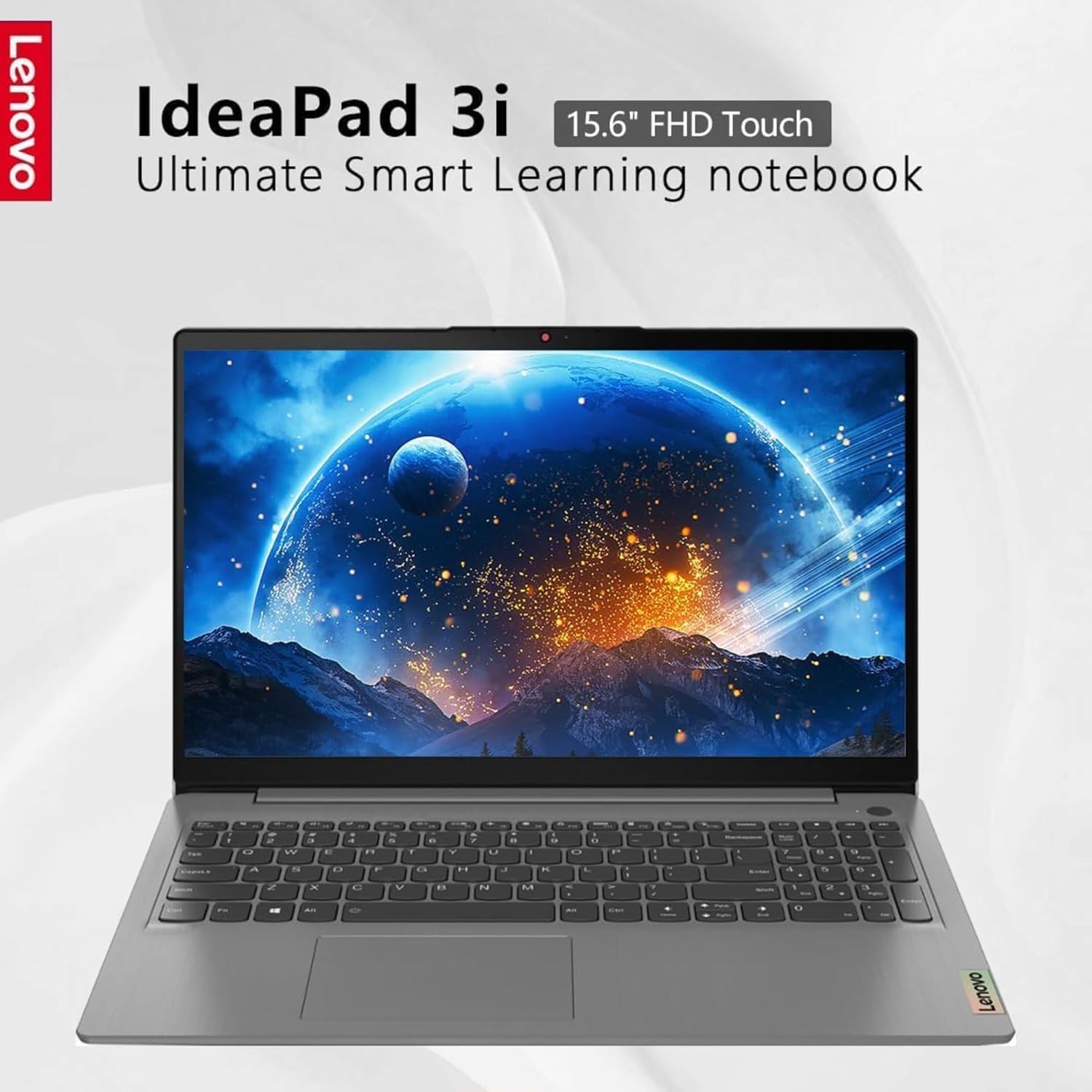 Lenovo Touchscreen Laptop with Office 365 for The Web - 16GB RAM - 256GB SSD - Intel Core i3 Processor - 15.6 FHD - Bluetooth - Webcam - IdeaPad 3i - Windows 11 no Mouse