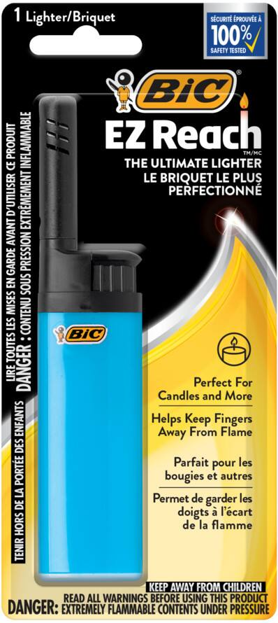 BIC® EZ Reach Wand Lighter, Assorted, 1-pk