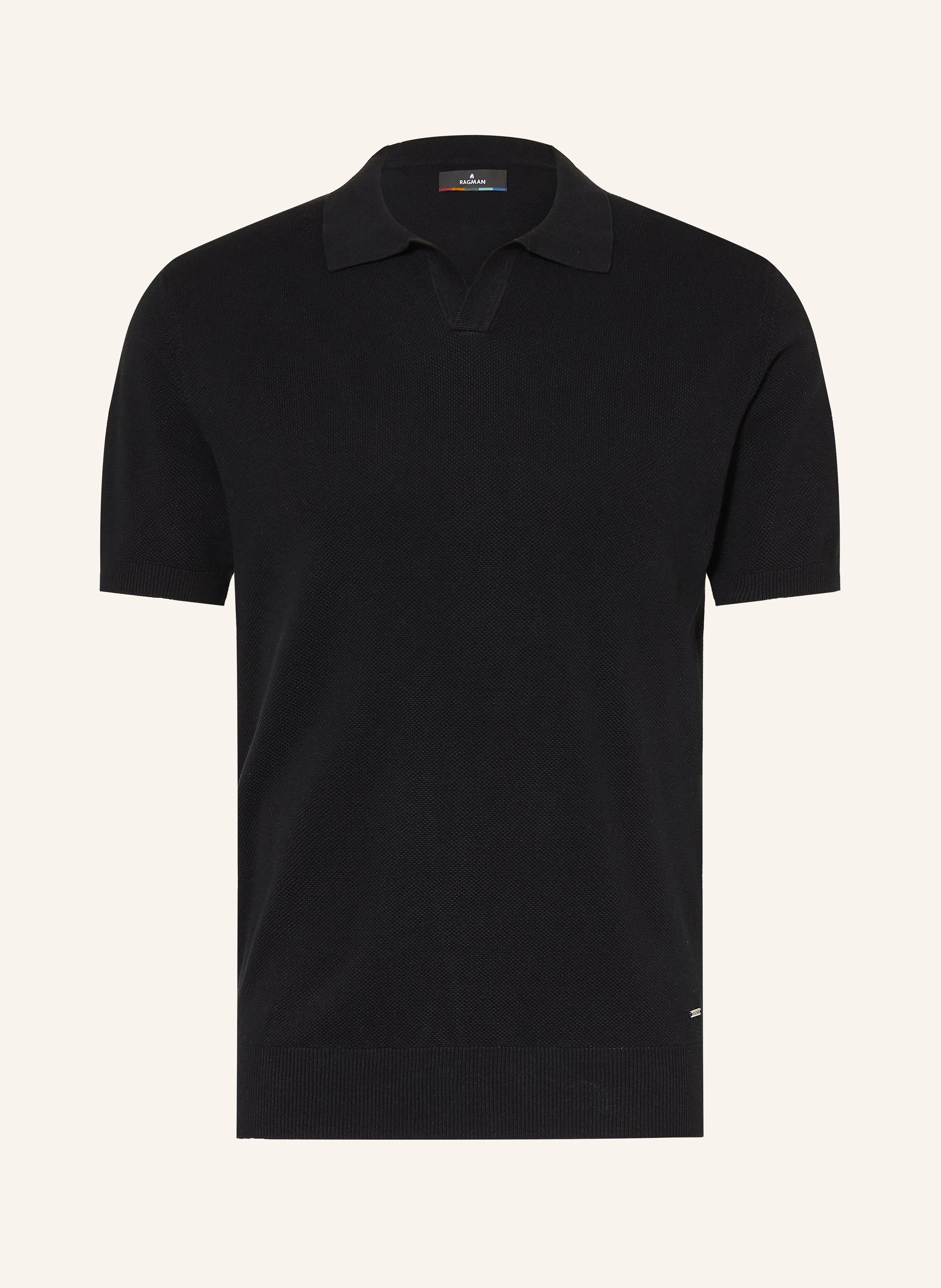 RAGMAN Strick-Poloshirt