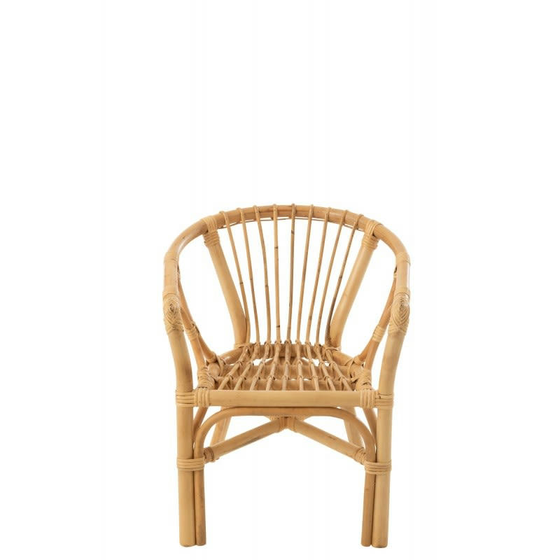 FILOU - Chaise enfant en rotin naturel
