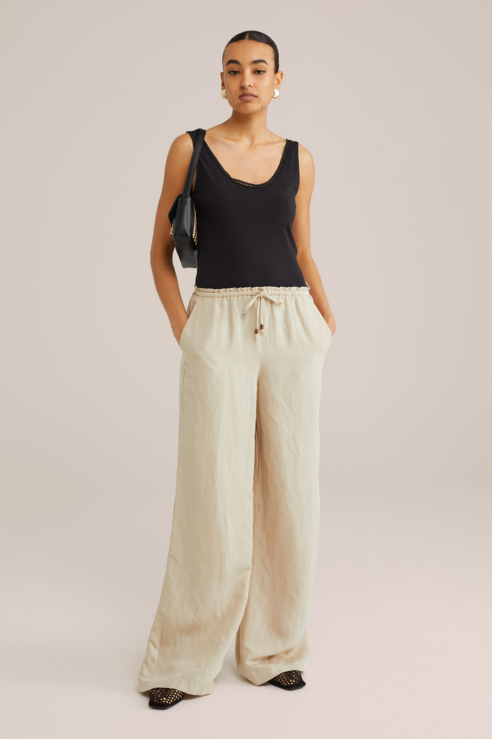 Dames singlet met kant