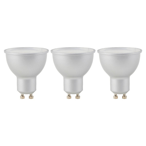 Lot 3 ampoules LED spot réflecteur GU10 350lm 4W = 32W Ø5cm Diall RVB et blanc chaud aux nuance blanc froid