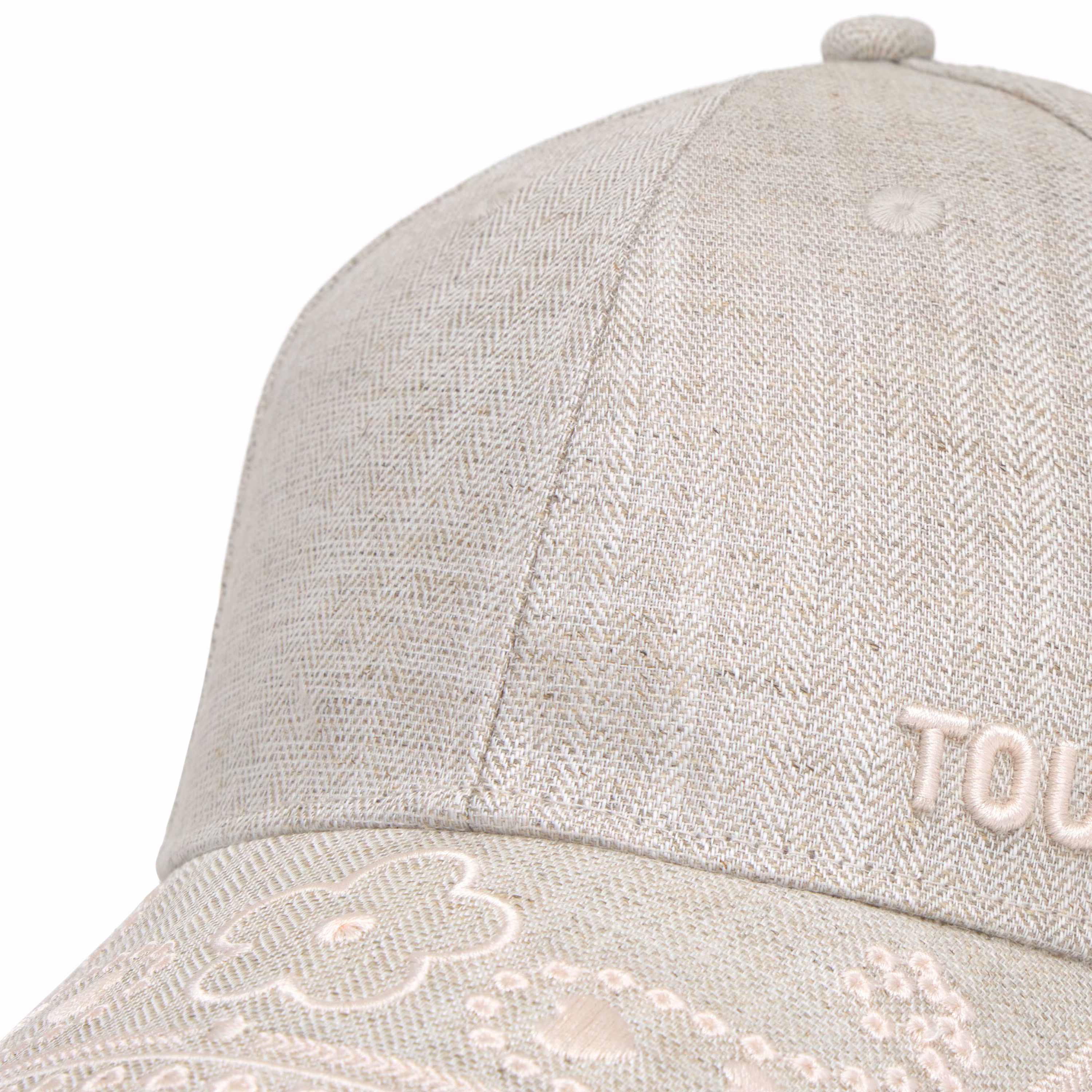 Gorra beige bordado TOUS Motifs Paisley