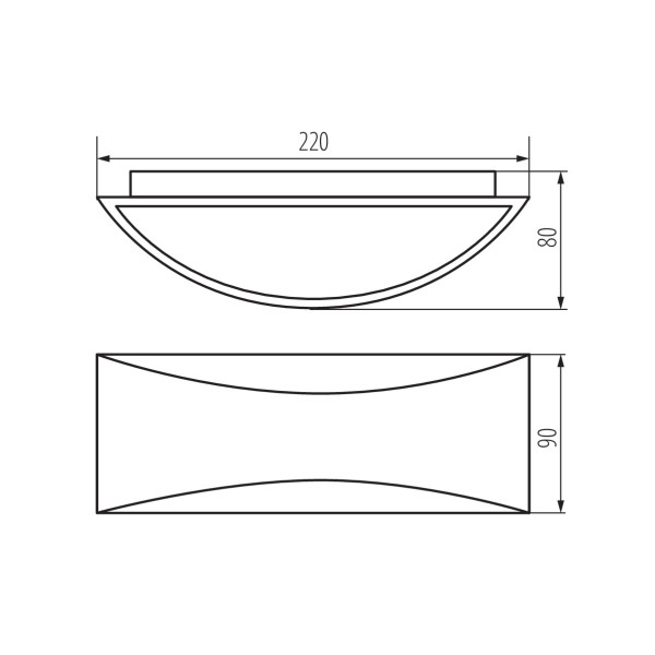 Oprawa elewacyjna LL OZAM EL 8W-GR 30593 LightLogic grafitowa IP54