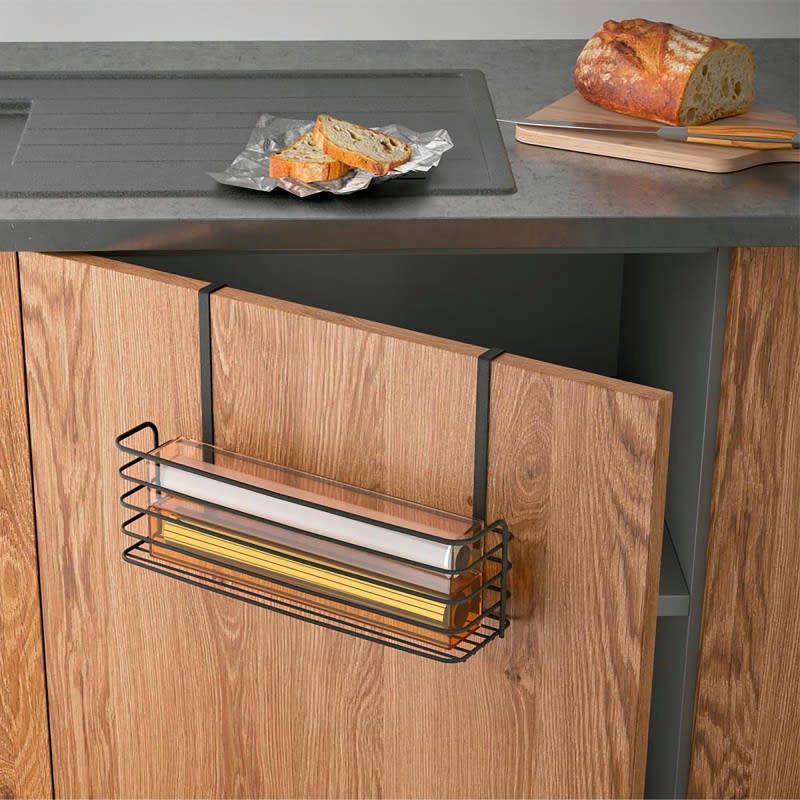 LAVA - Porte accessoires évier noir