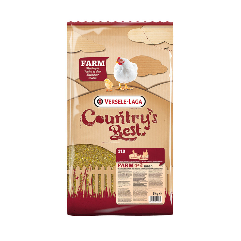 Farine de démarrage et de croissance pour poulet de chair 5 kg