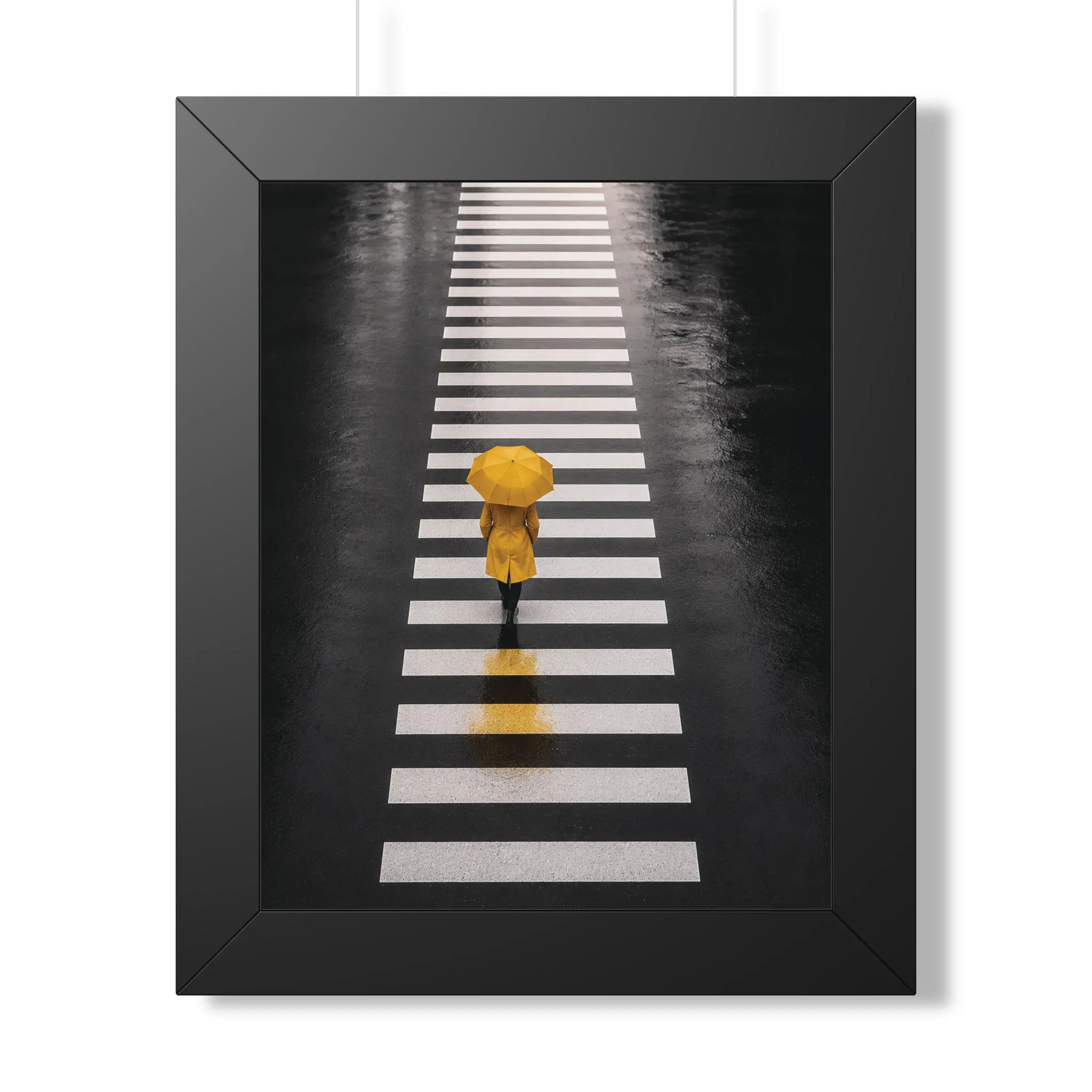 Wall art Print | Yellow art ,Black and White Poster, premium art, city poster, framed wall art, wall decor,wall decorative, street art