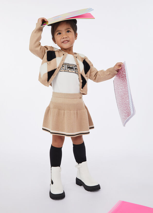 T-shirt in cotone con logo