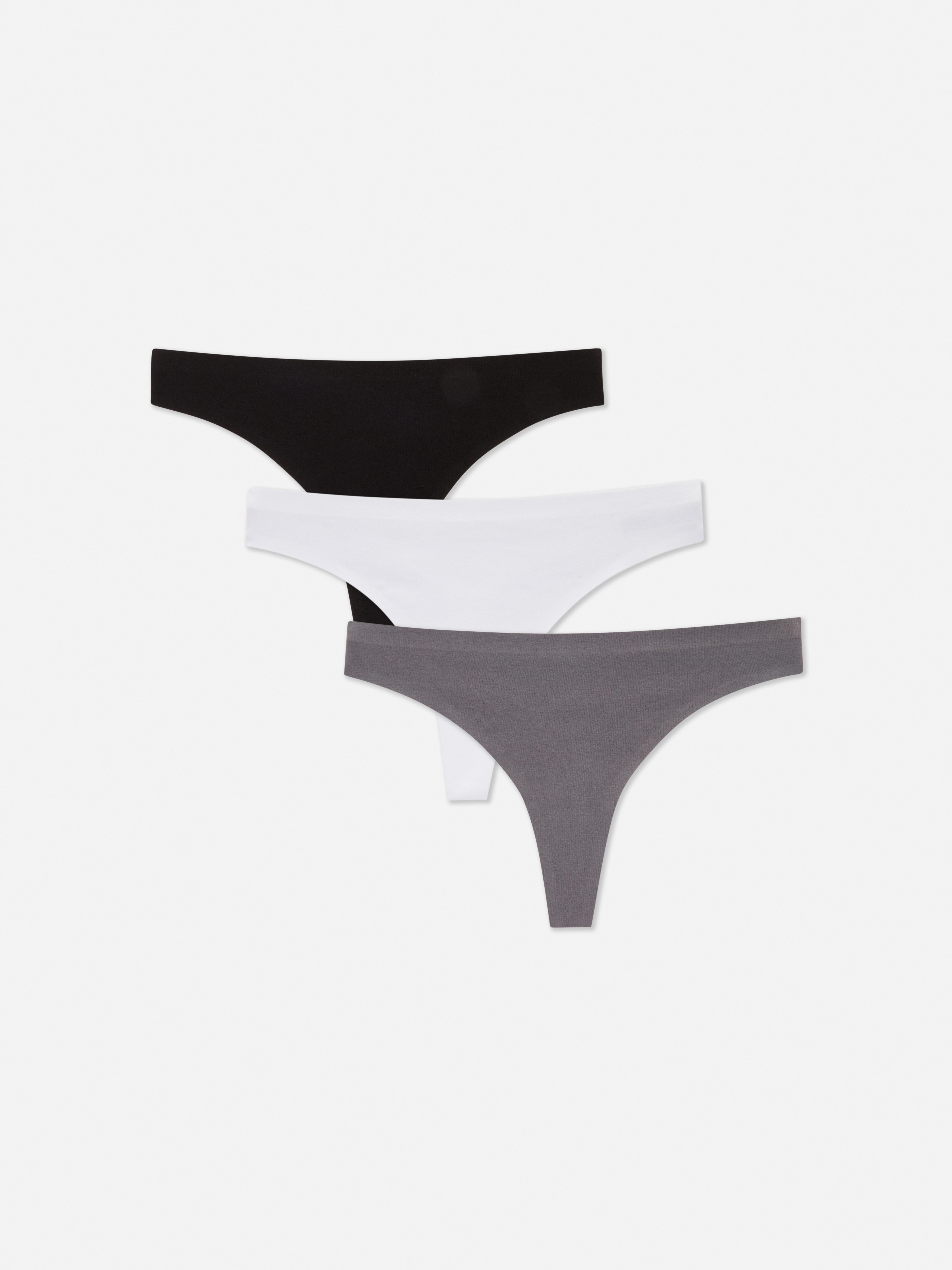 3-Pack Tonal Invisible Thongs