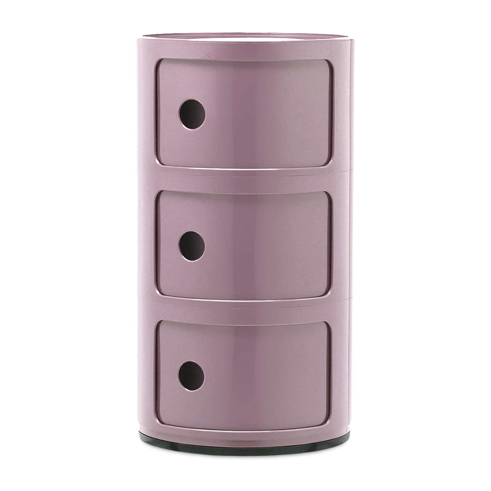 Kartell Componibili Kast Ø 32 cm - 3 Modules - Mauve