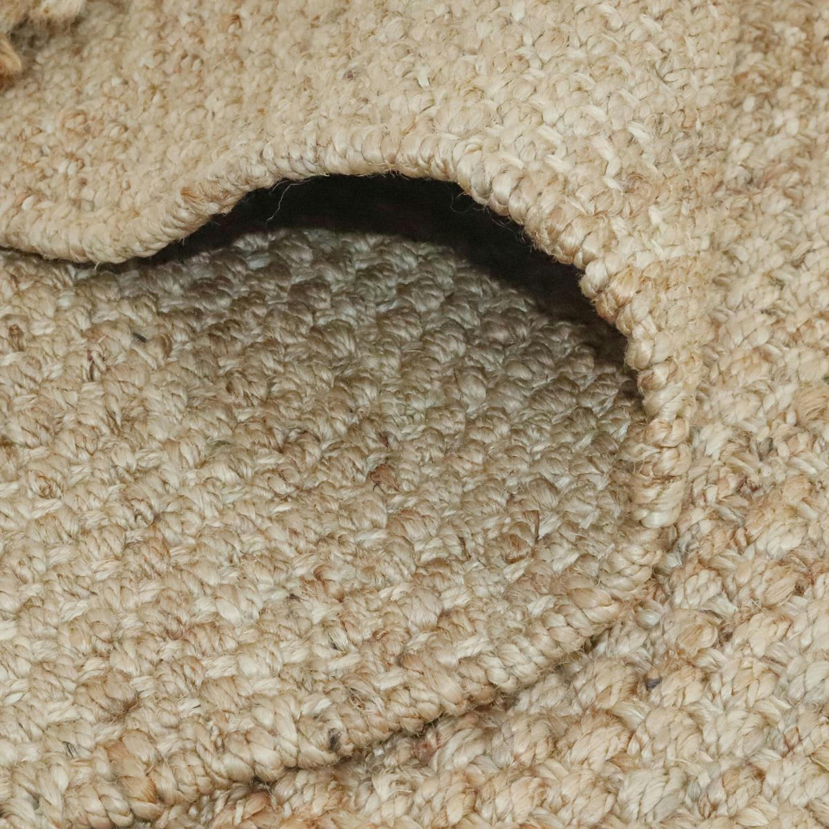 KIRLOUNE - Tapis jute en jute beige 160x230