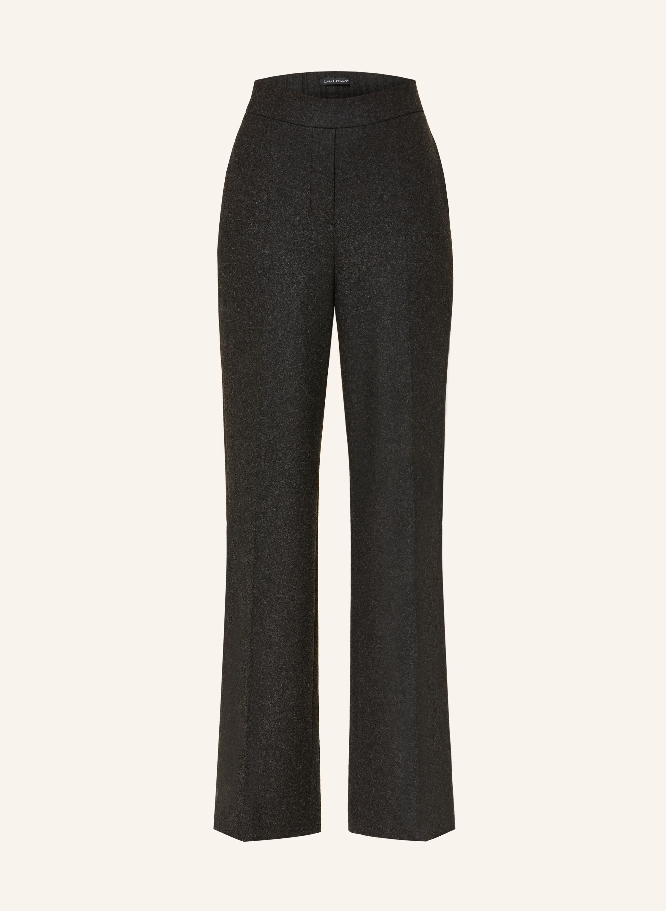 LUISA CERANO Marlenehose aus Flanell
