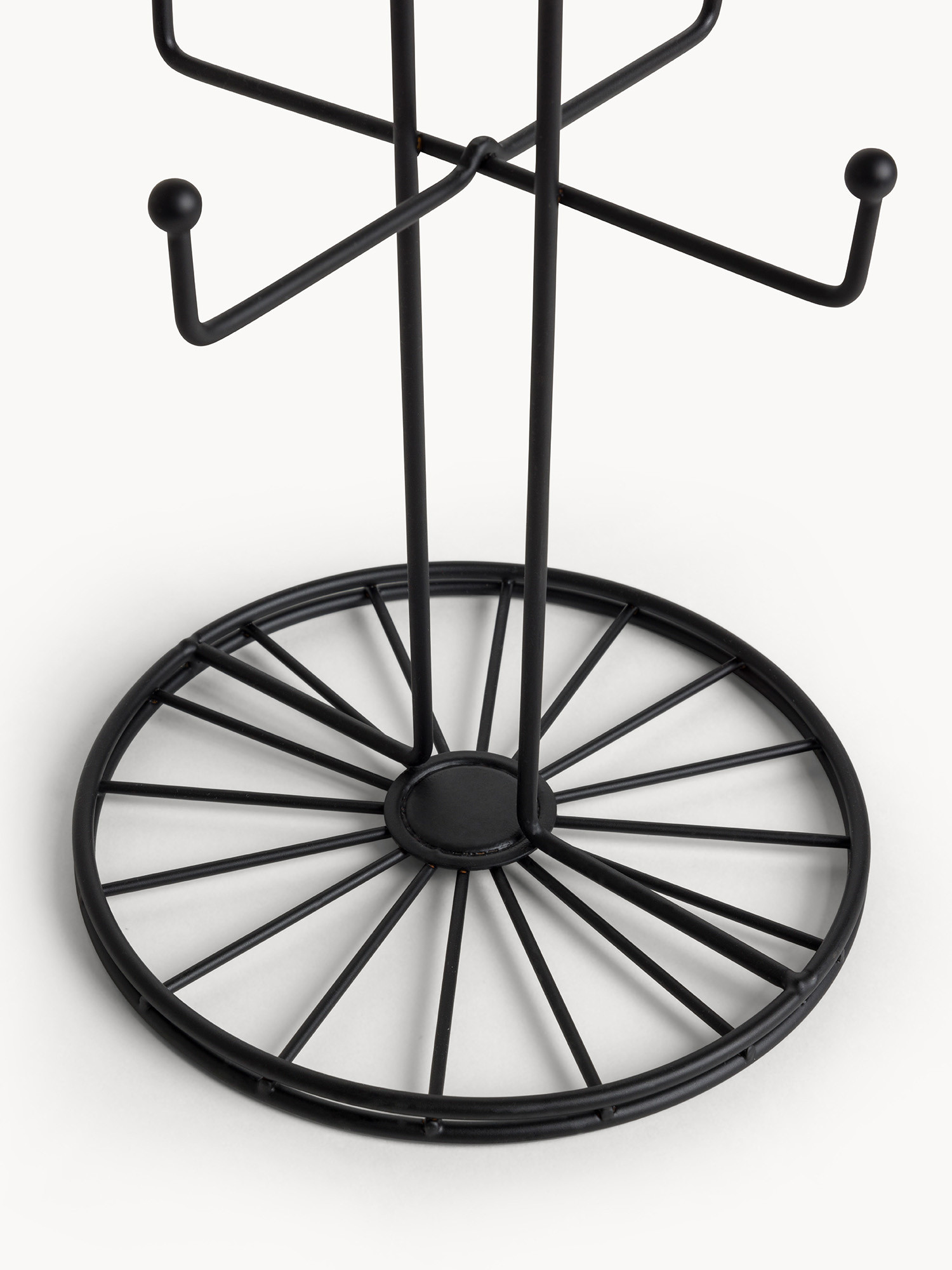 Porta tazze filo nero