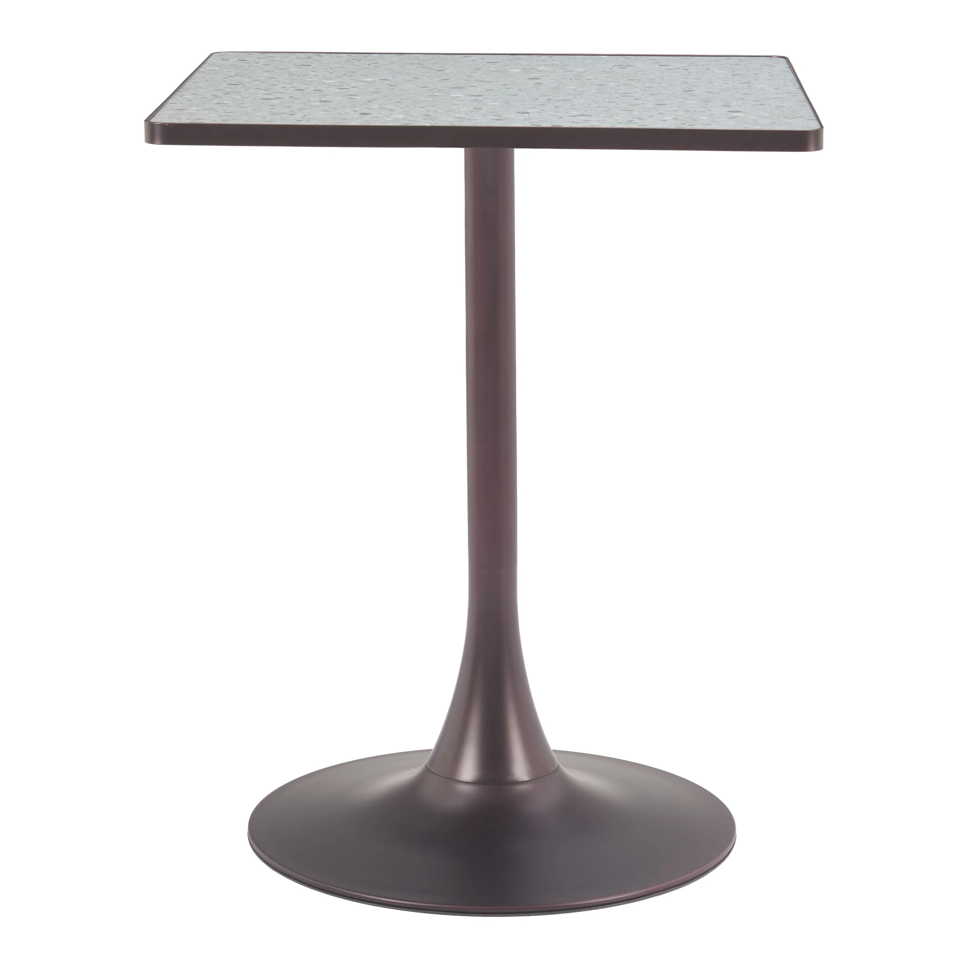 Spot Bistro Table Gray & Bronze