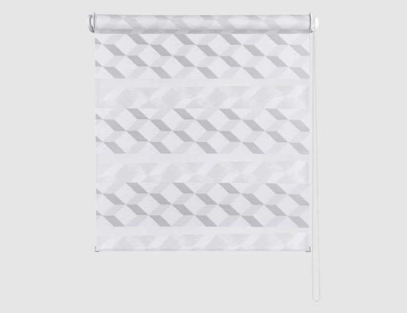 Doppelrollo Mini Grau