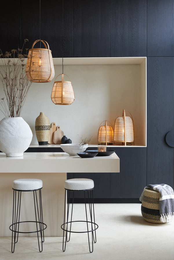 Light & Living - Hanglamp JACINTO - Ø38x50cm - Bruin