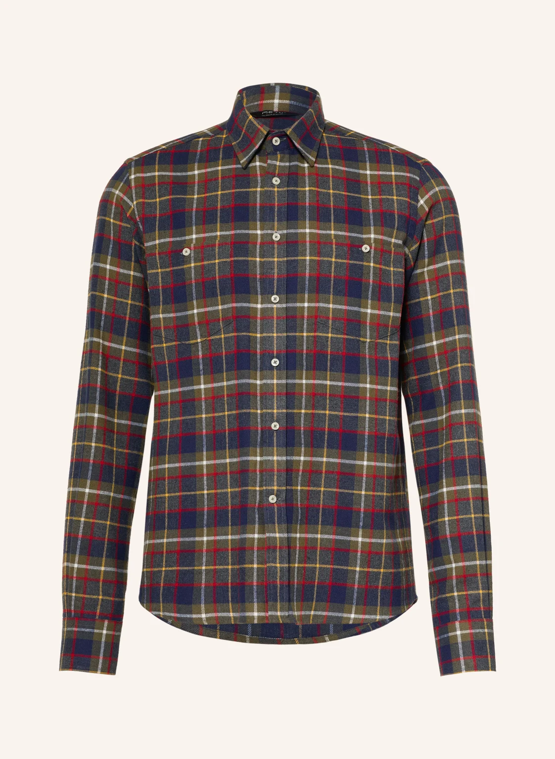 me°ru' Outdoor-Hemd WAIMATE Comfort Fit aus Flanell