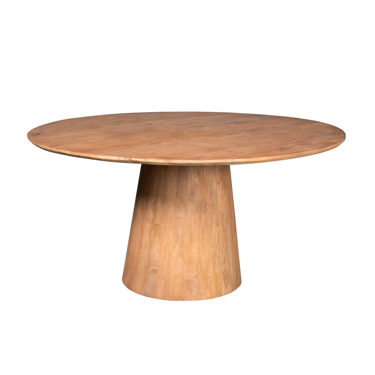 Starfurn Eettafel Madison - Rond Naturel Hout - 130x130x76cm