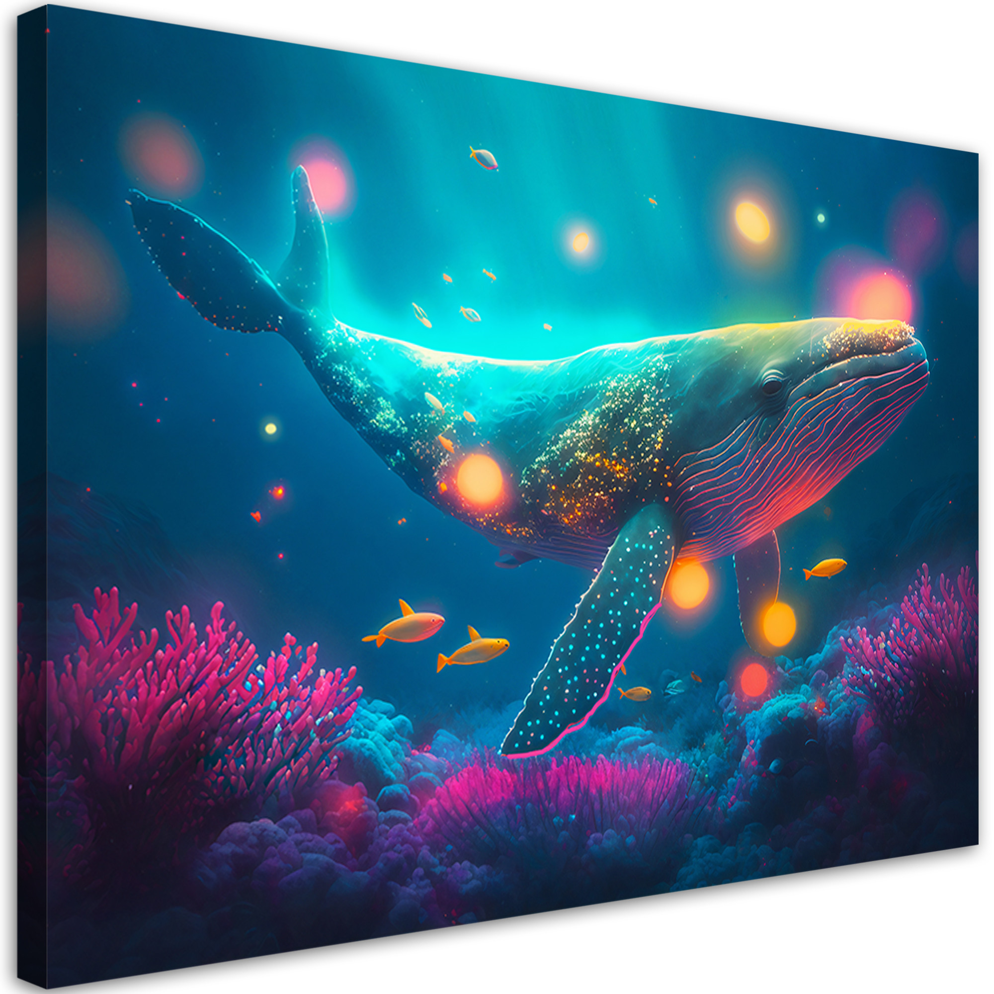 Feeby Obraz, Magiczny wieloryb 60x40