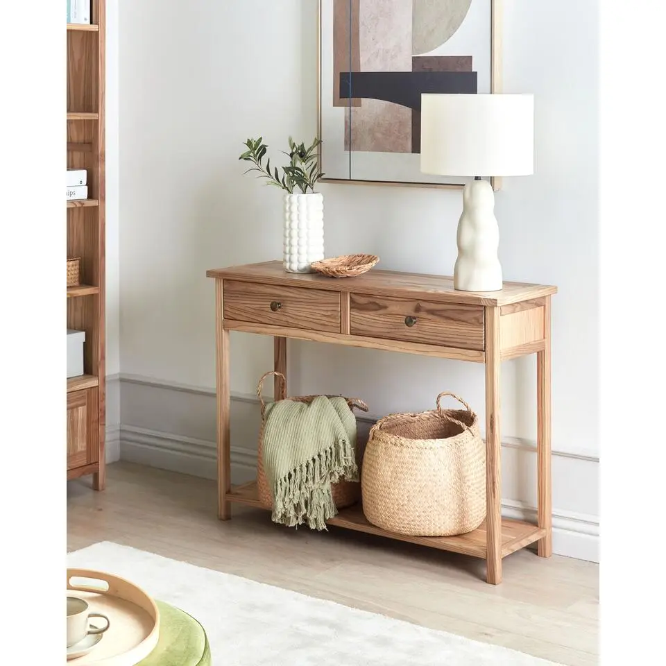 SALTON - Consoletafel - Lichte houtkleur - Sassafras