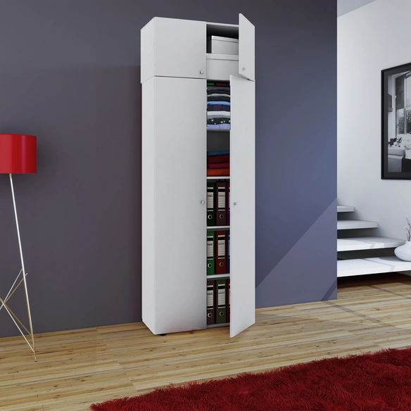 Mehrzweckschrank »Vandol I«, BxHxL: 39 x 218 x 70 cm, Holzwerkstoff