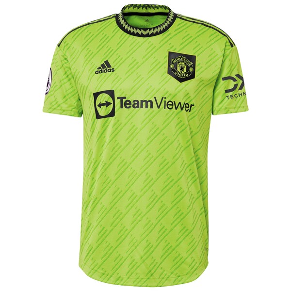 Lisandro Martínez Manchester United adidas 2022/23 Third Authentic Player Jersey - Neon Green