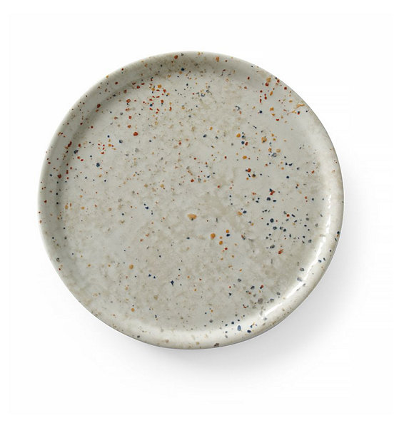 Assiette à Pizza Drops Collection Gris 330 mm - Lot de 6 - Hendi