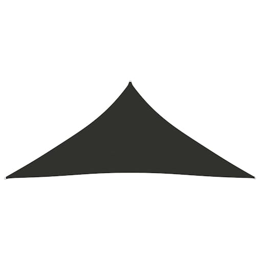 NNEVL Sunshade Sail Oxford Fabric Triangular 5x7x7 m Anthracite