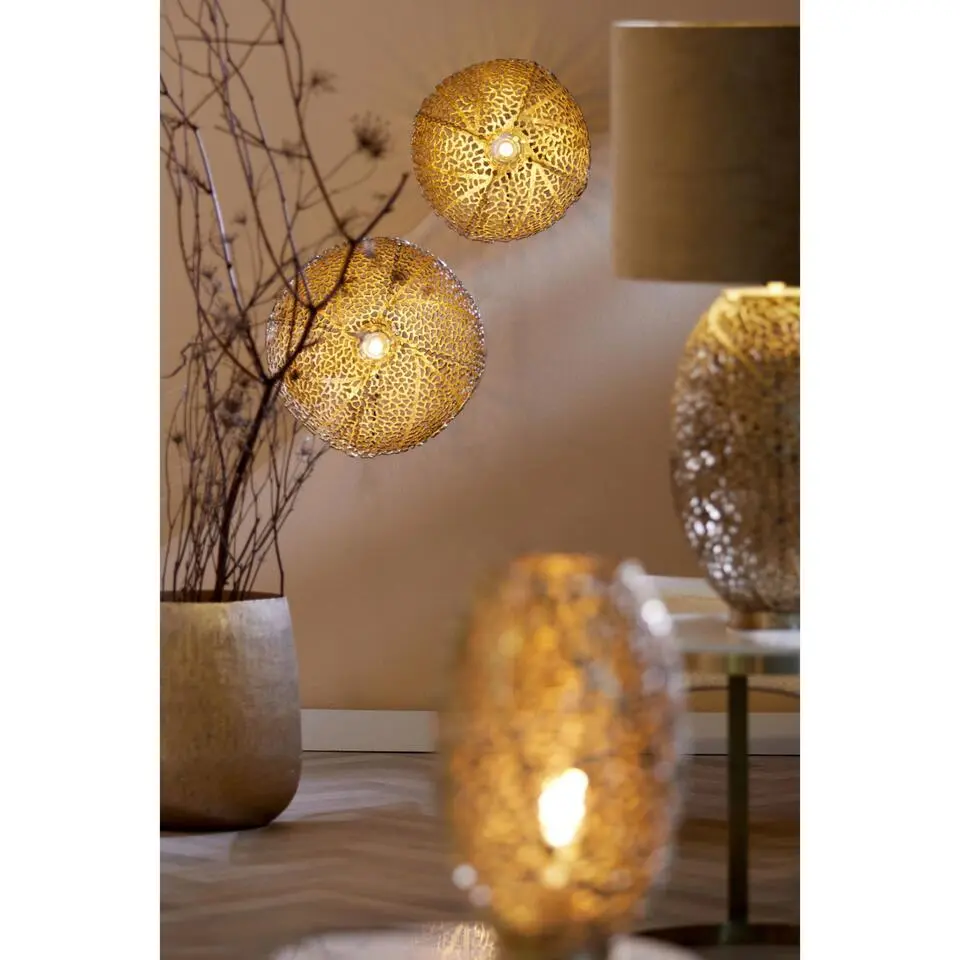 Wandlamp Sinula - Goud - &Oslash;39cm