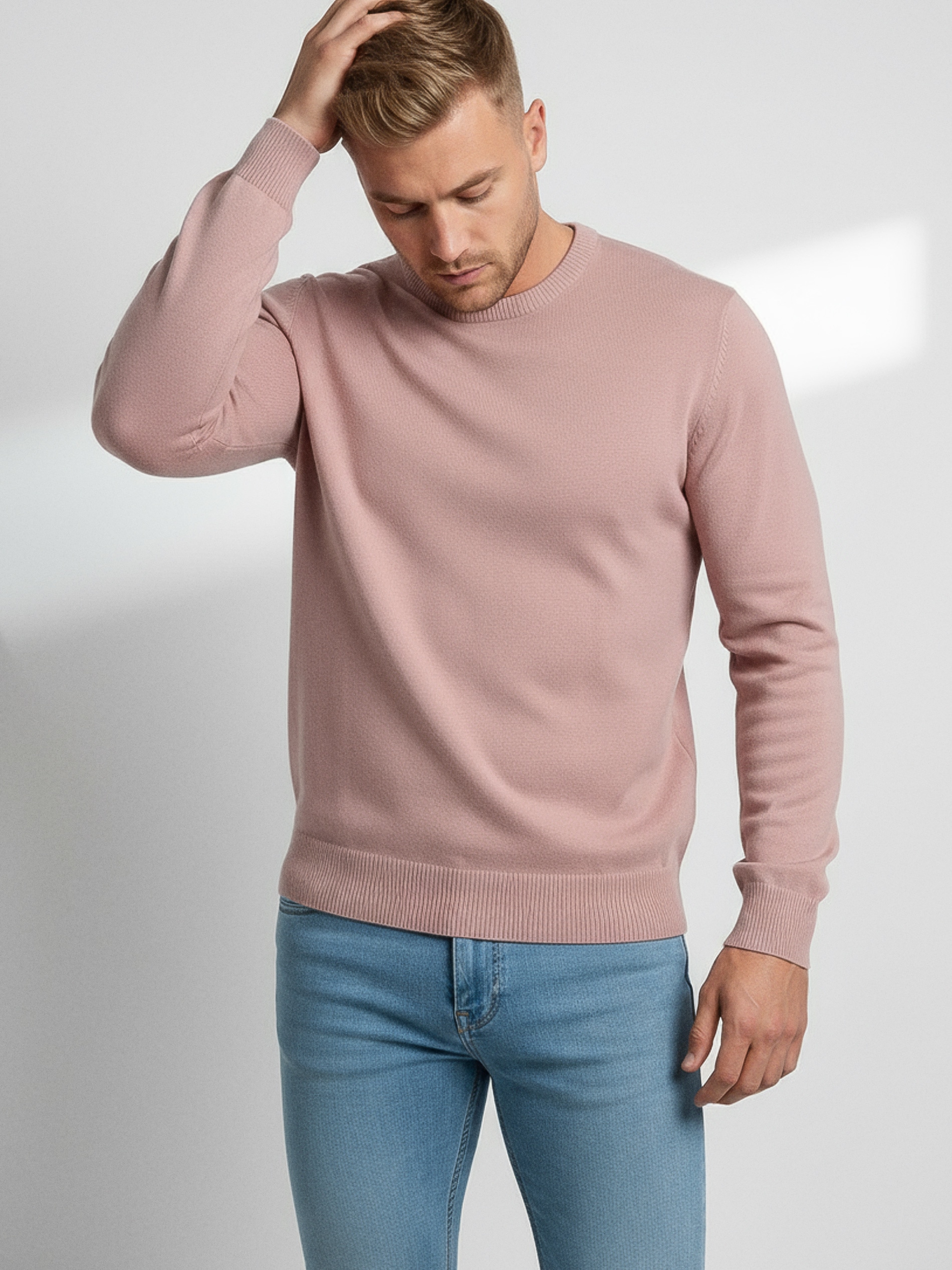 Bawełniany sweter basic