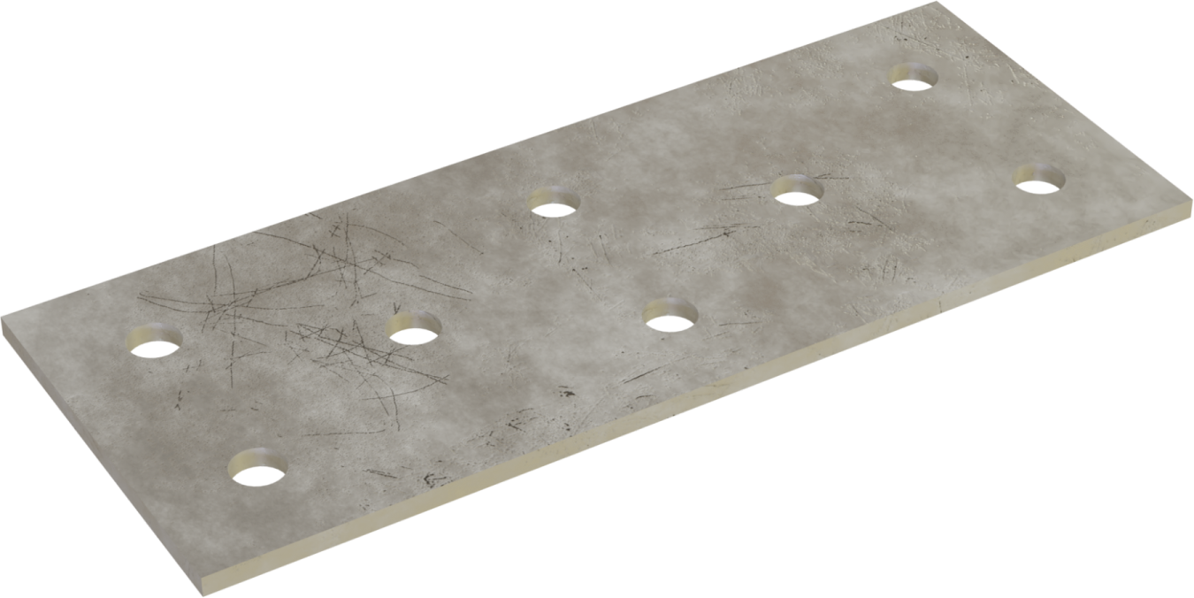 Płytka perforowana PP 40x80mm , grubość 2,0mm STALCO PP1 - 40/80