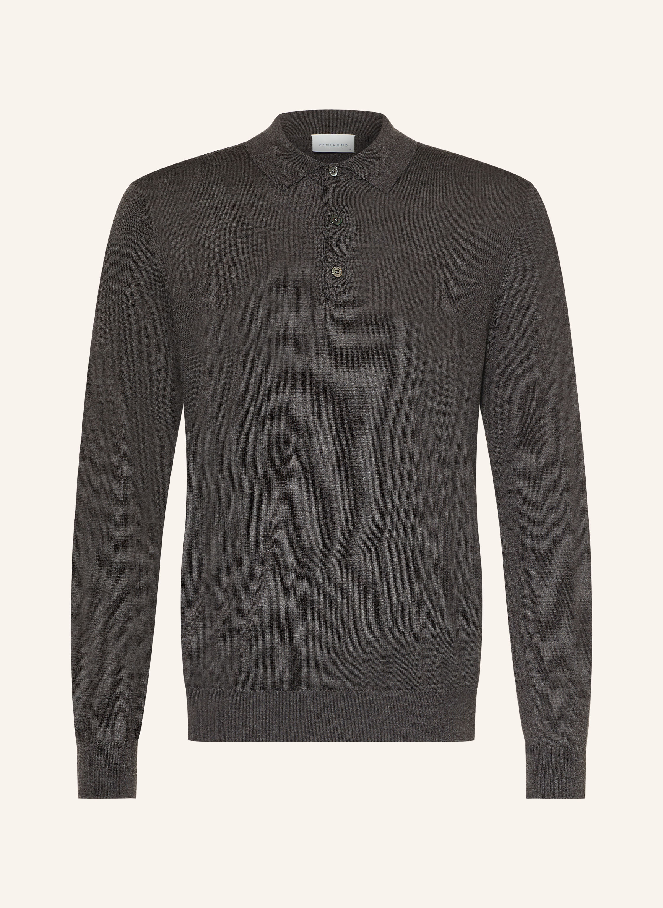 PROFUOMO Strick-Poloshirt