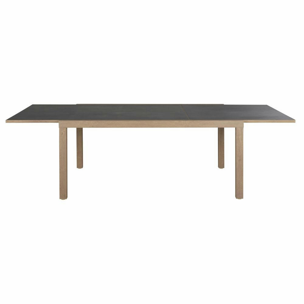 Digby - Table de jardin extensible en composite imitation béton 6/10 personnes L165/260
