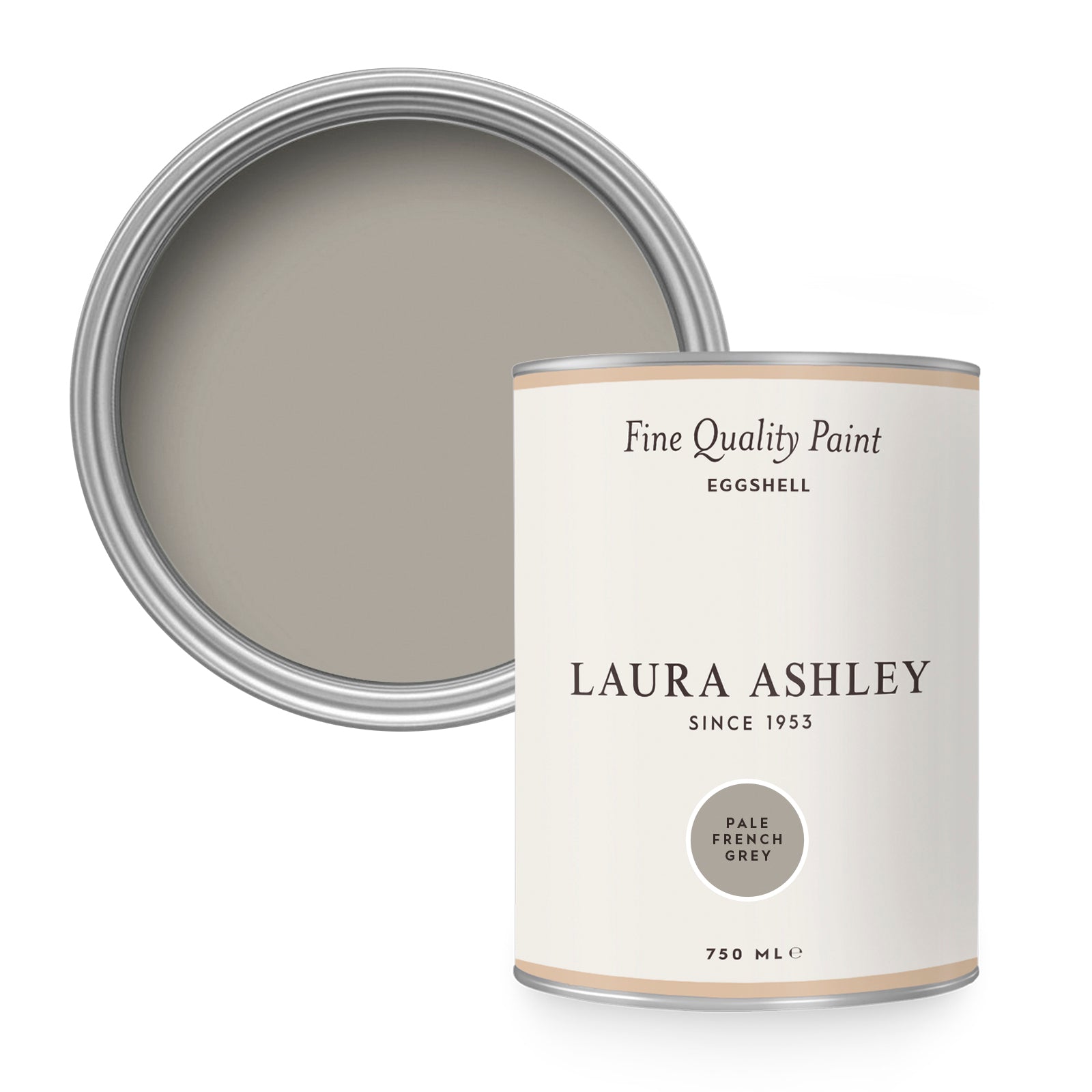 Laura Ashley Zijdeglanslak - Pale French Grey - Grijs - 750ml