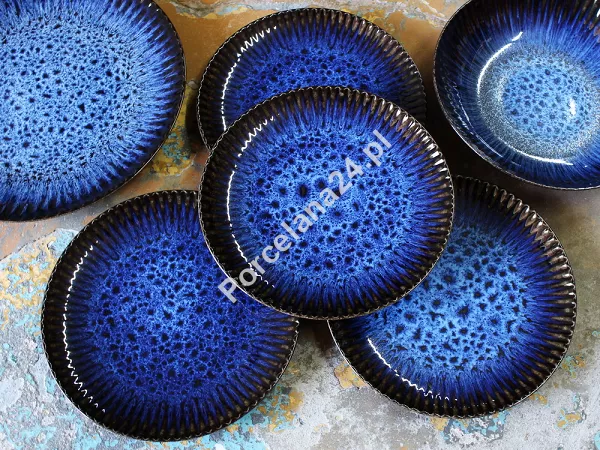 Komplet talerzy na 4 osoby (12 el.) Lubiana - Stoneware Cosmos