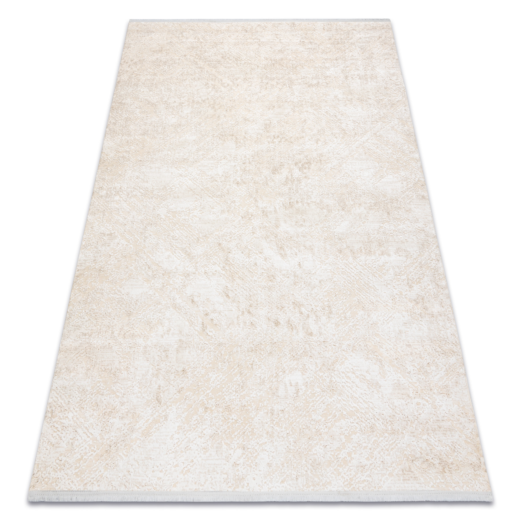 Dywan DUKE 51541 krem - Geometryczny, strukturalny, bardzo 80x150 cm