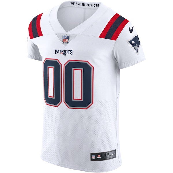 New England Patriots Nike Vapor Elite Custom Jersey - White