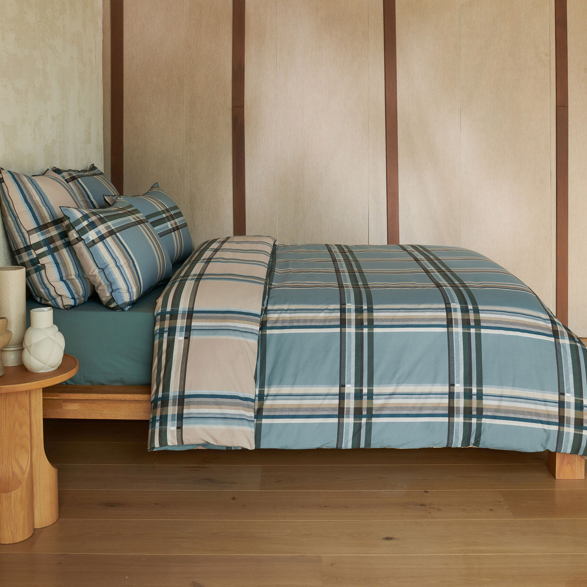 Linge de litGéometrie zen