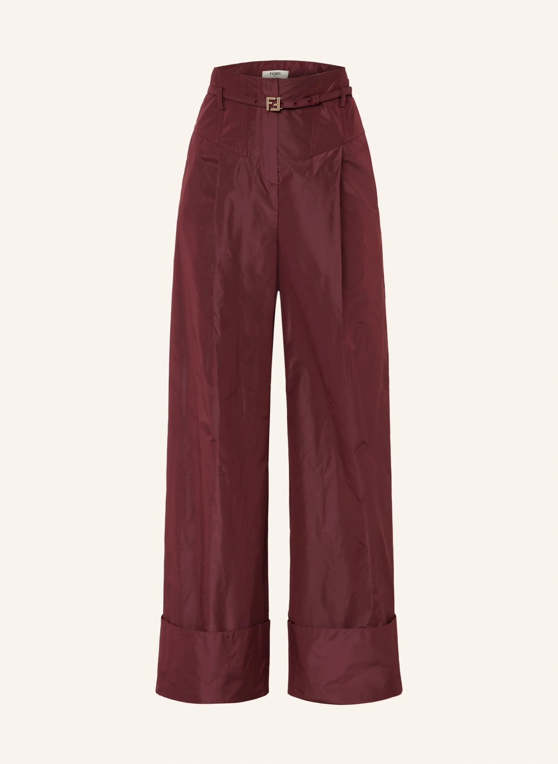 FENDI Merlenehose aus Seide