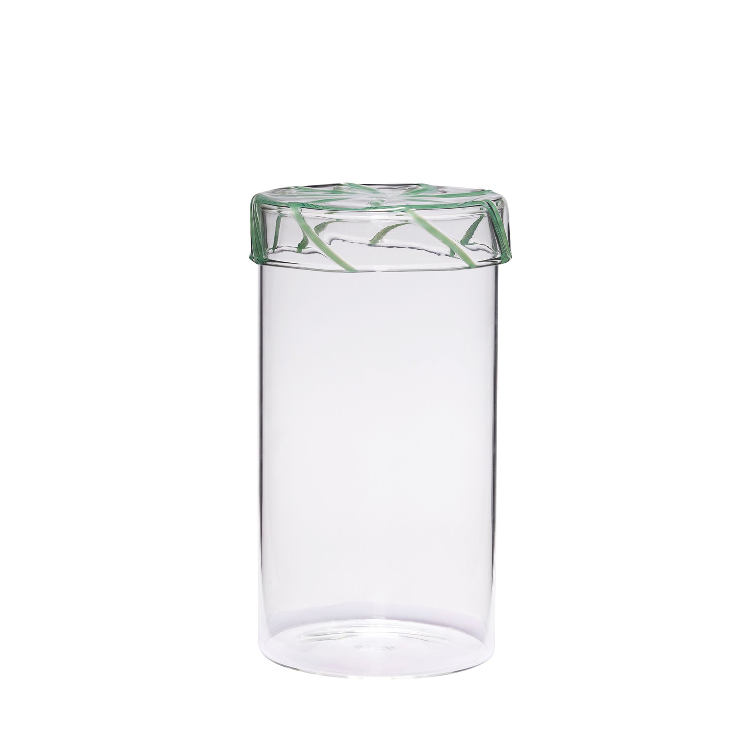 Hübsch voorraadpot Heir - glas - ø10xh20cm