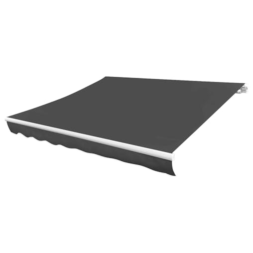 NNEVL Awning Top Sunshade Canvas Anthracite 300x250 cm