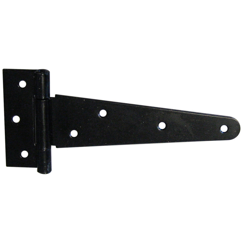 Penture T américaine lourde en métal noir 203 mm TEKNIBOX