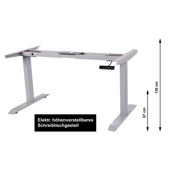 Schreibtisch-Gestell, BxHxT: 118 x 62 x 70 cm, Stahl