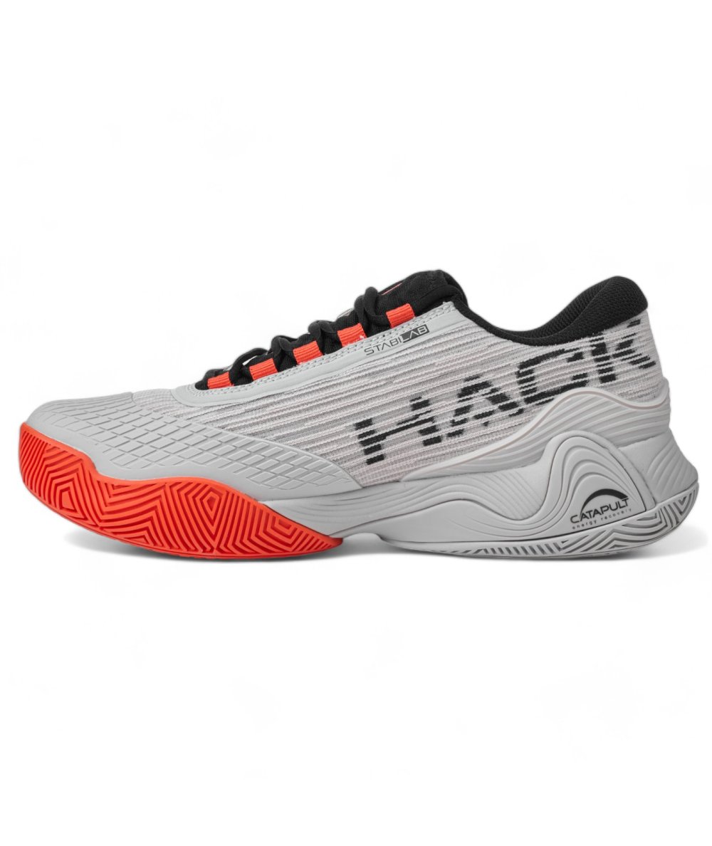 ZAPATILLA BULLPADEL HACK VIBRAM 25V GRIS CLARO