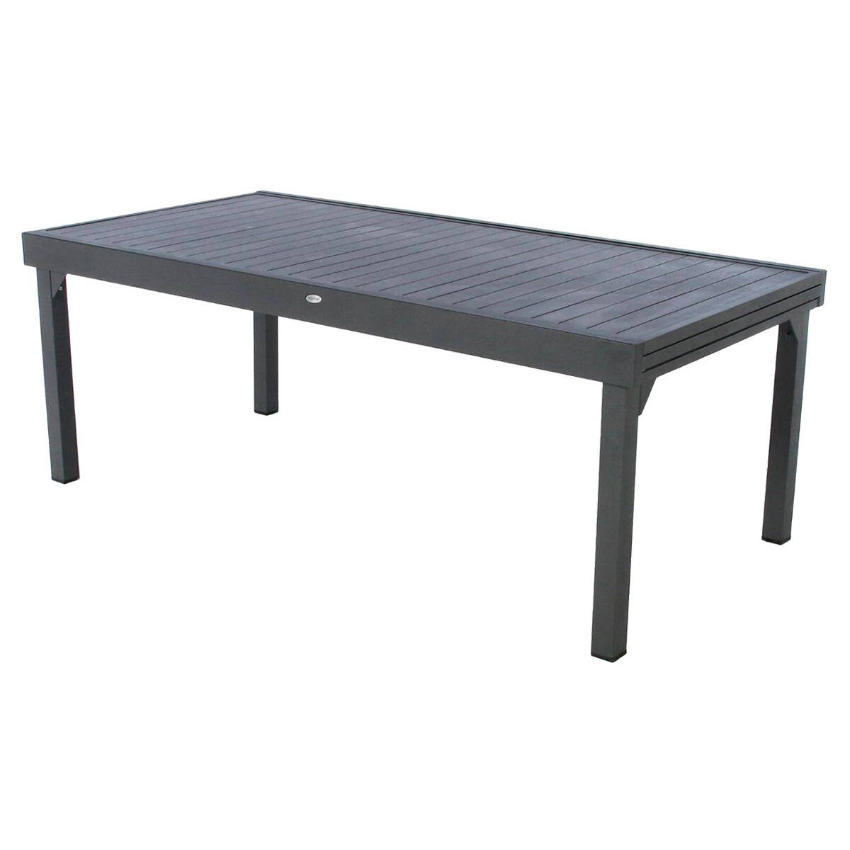 Mesa extensível PIAZZA cinza escuro 200/320cm
