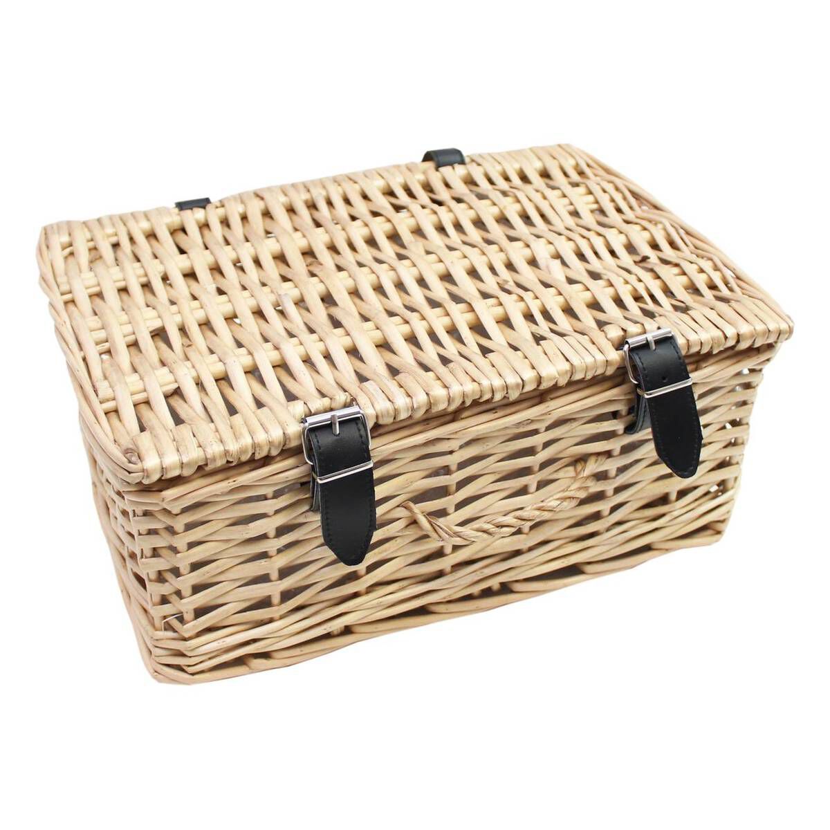 Natural Wicker Hamper 36cm x 14cm x 25cm