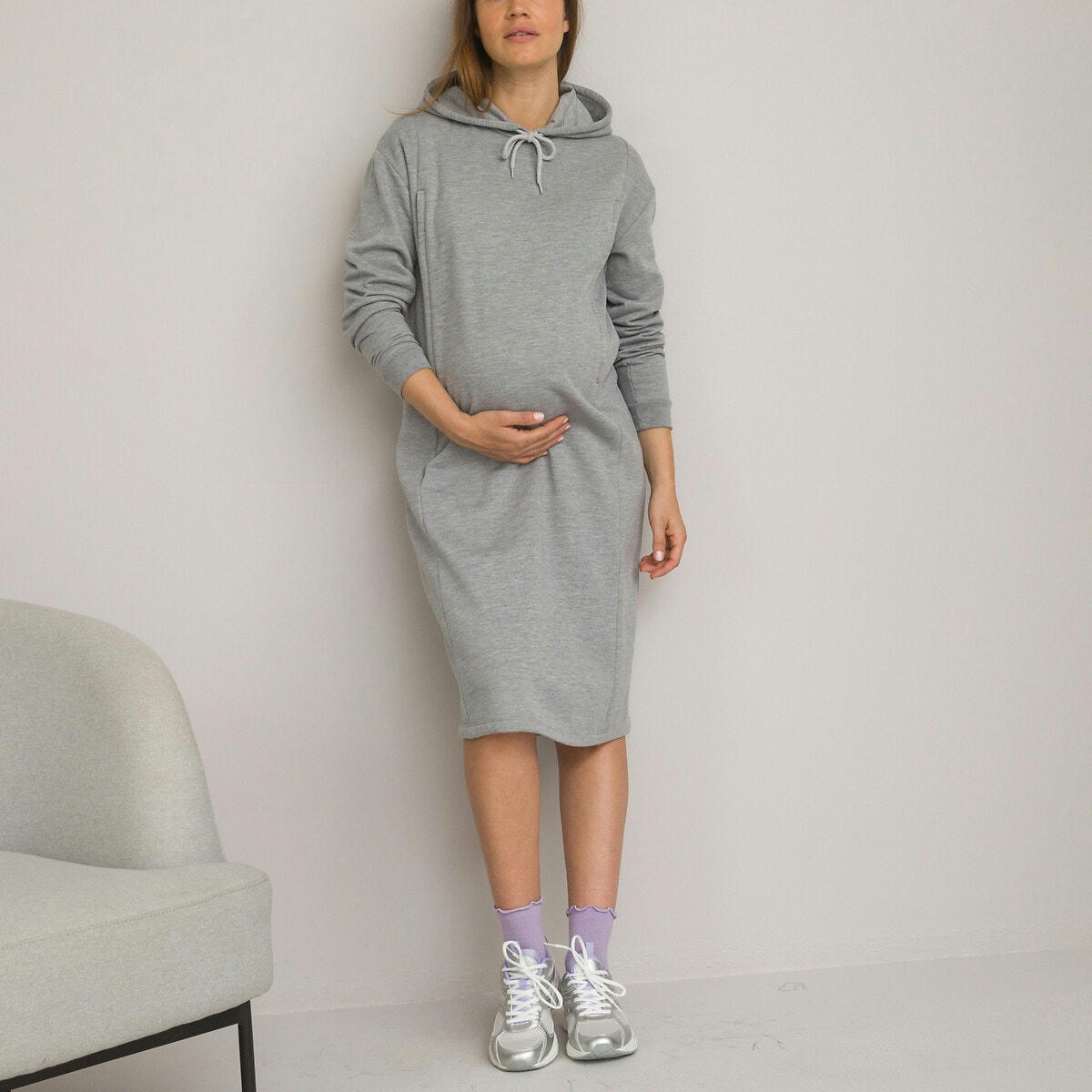 Robe sweat de grossesse et d'allaitement