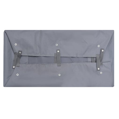 NNEVL Garden Cart Liner Dark Grey 86x46x22 cm Fabric