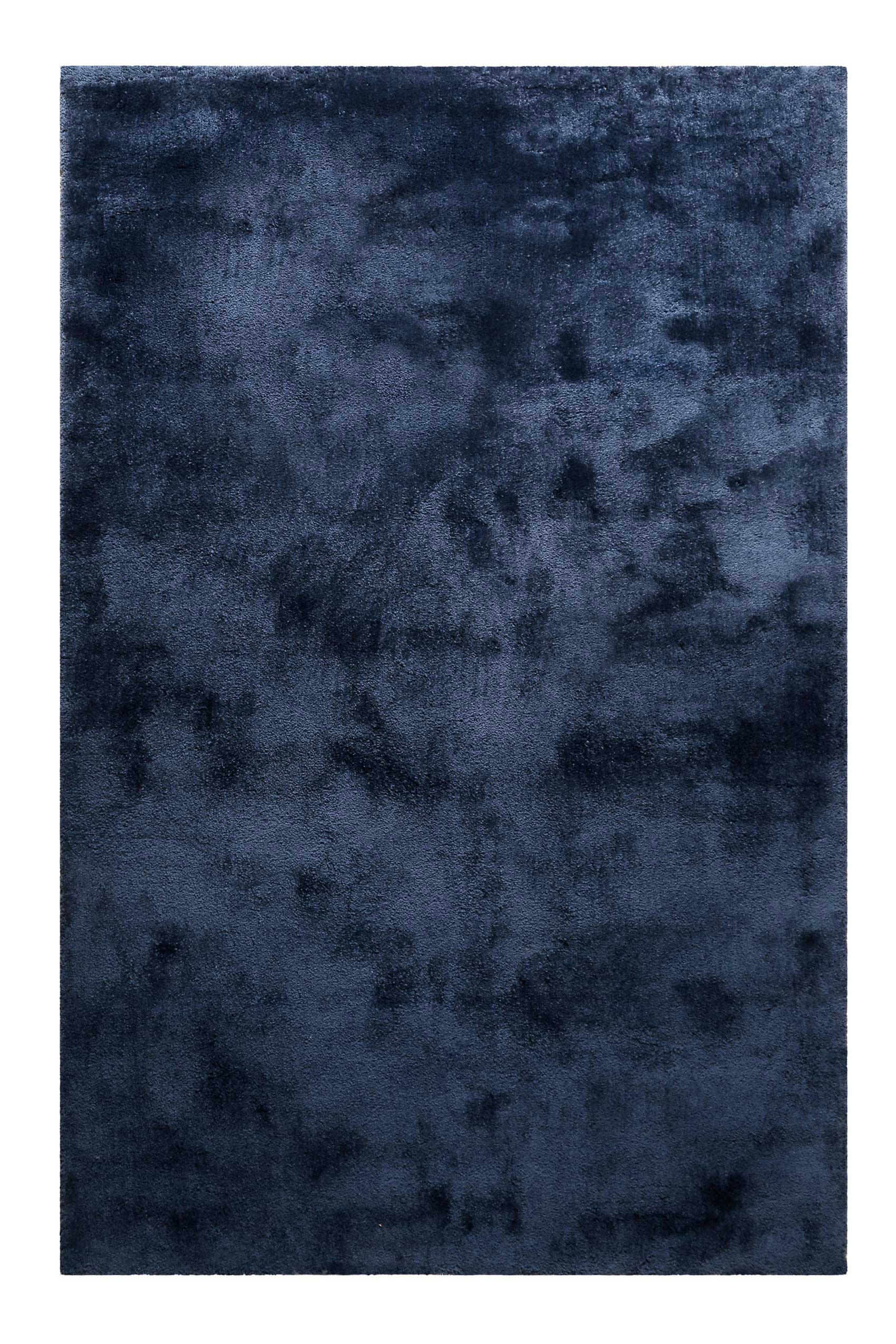 PISA - Tapis en microfibre dense bleu 160x230 cm