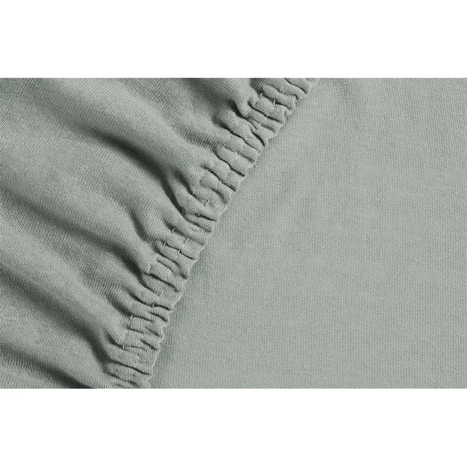 Ambiante Jersey - Hoeslaken - 200x200/210 - Groen